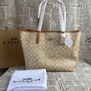 NWT Coach Double-Faced Tote Bag